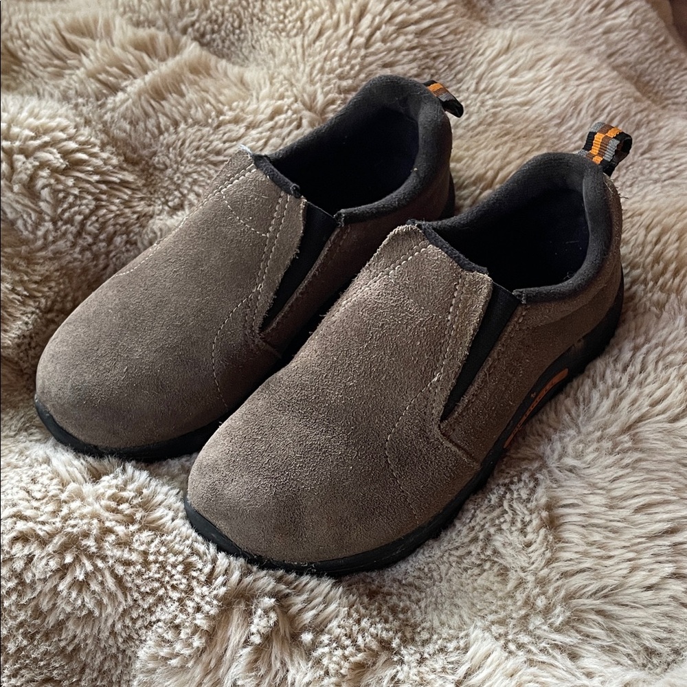 Merrell Kids Slip-On Suede Jungle Moc